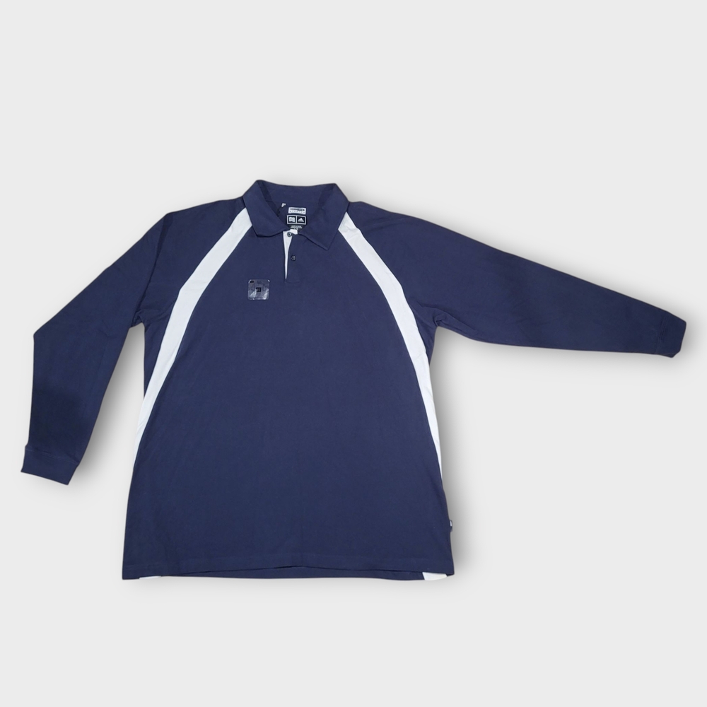 Navy Blue Long Sleeve Polo Shirt